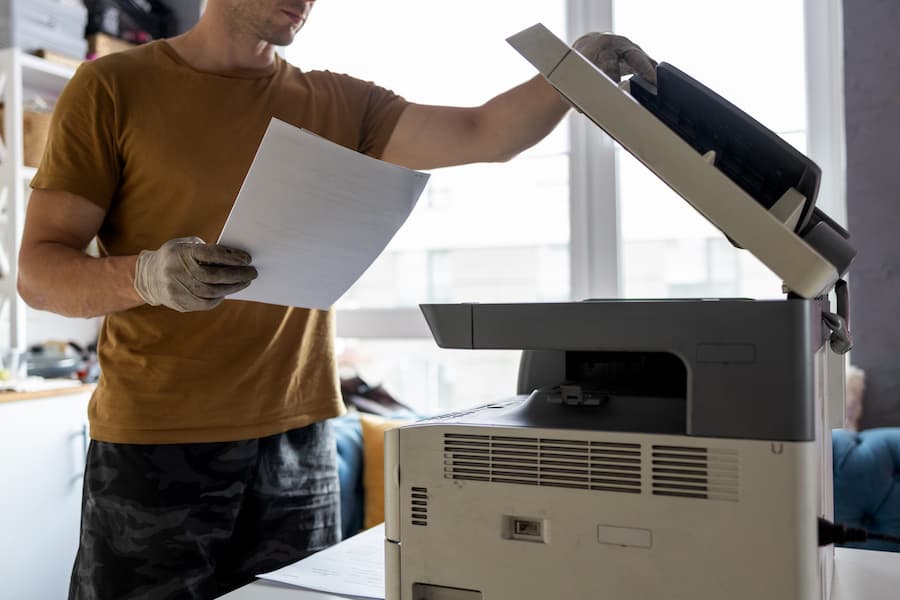 copier in office