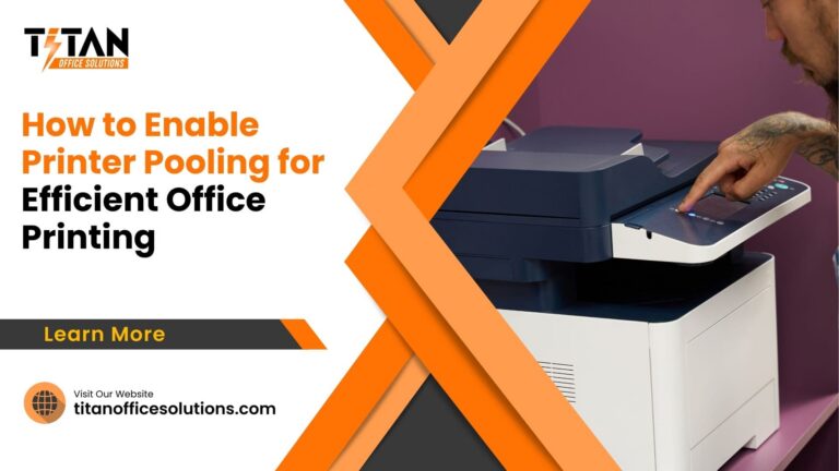 How to Enable Printer Pooling for Efficient Office Printing